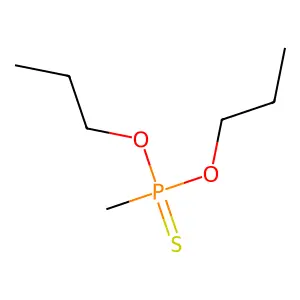 O,O-dipropyl methylphosphonothioate structure