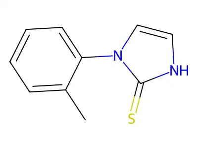 1-(2-methylphenyl)-1H-imidazole-2-thiol structure