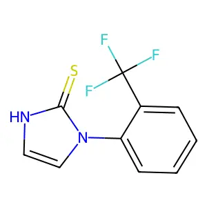 1,3-Dihydro-1-(2-(trifluoromethyl)phenyl)-2H-imidazole-2-thione structure