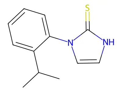 1-(2-isopropylphenyl)-1H-imidazole-2-thiol structure