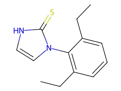 2H-Imidazole-2-thione, 1-(2,6-diethylphenyl)-1,3-dihydro- structure