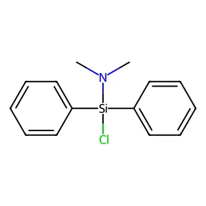 Silanamine, 1-chloro-N,N-dimethyl-1,1-diphenyl- structure