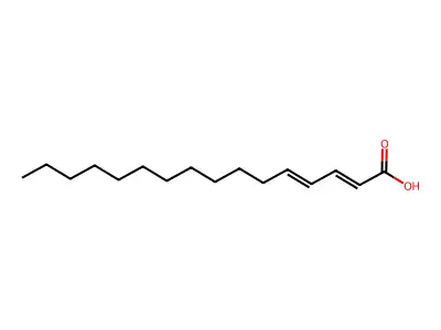 十六碳二烯酸 structure