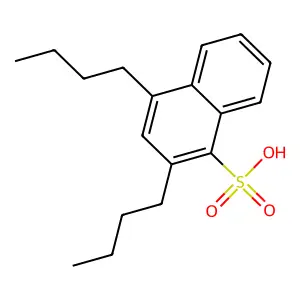 二丁基萘磺酸 structure