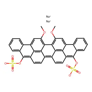 Vat green 1,solubilised structure