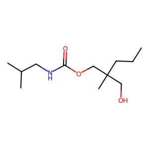 2-(Hydroxymethyl)-2-methylpentyl hydrogen (2-methylpropyl)carbonimidate structure