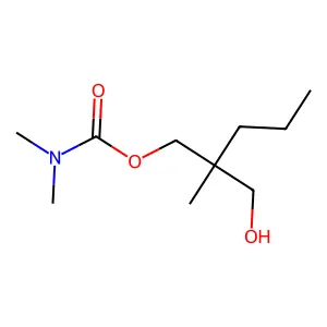 2-(羟甲基)-2-甲基戊基二甲基氨基甲酸酯 structure