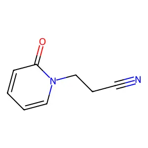 3-(2-氧代吡啶-1(2H)-基)丙腈 structure
