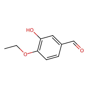 4-乙氧基-3-羟基苯甲醛 structure