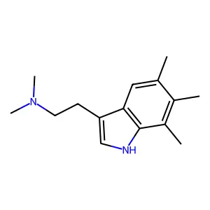 Indole, 3-(2-(dimethylamino)ethyl)-5,6,7-trimethyl- structure