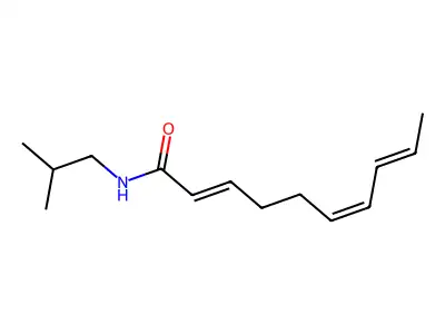 千日菊酰胺 structure