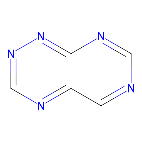 Pyrimido[5,4-e]-1,2,4-triazine structure