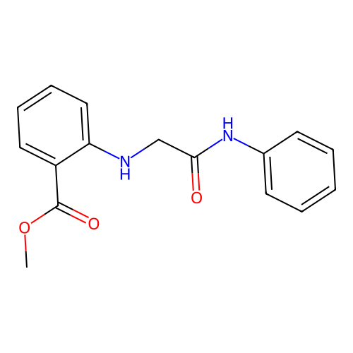 Methyl 2-[(2-anilino-2-oxoethyl)amino]benzoate structure