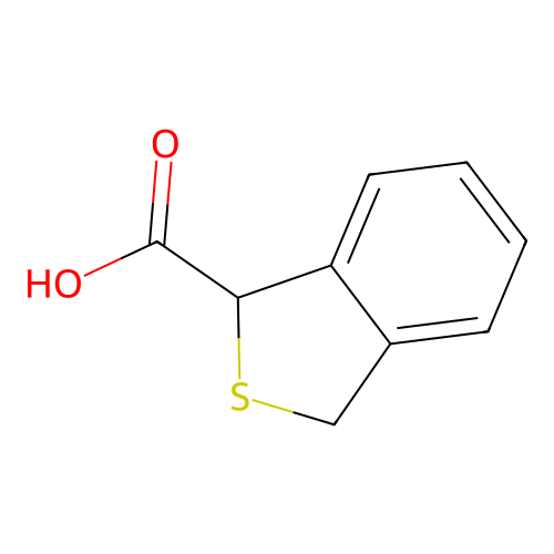 1,3-Dihydro-2-benzothiophene-1-carboxylic acid structure