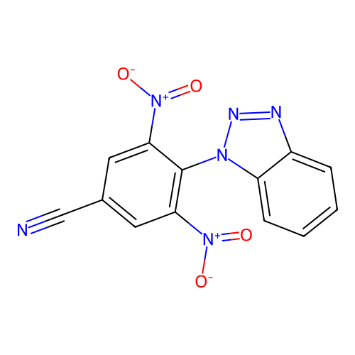4-(1-Benzotriazolyl)-3,5-dinitrobenzonitrile structure