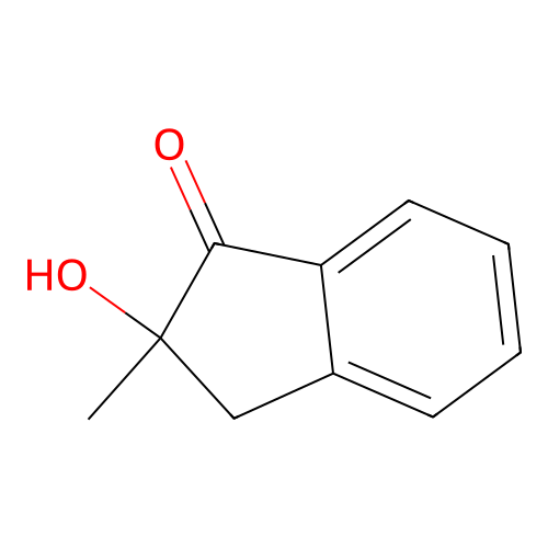 2-hydroxy-2-methyl-3H-inden-1-one structure