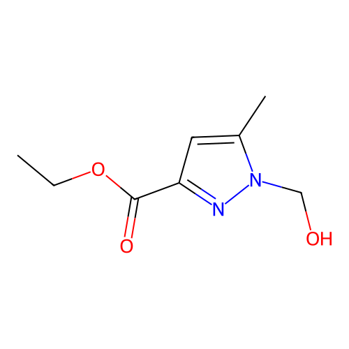 Ethyl 1-(hydroxymethyl)-5-methyl-1h-pyrazole-3-carboxylate structure