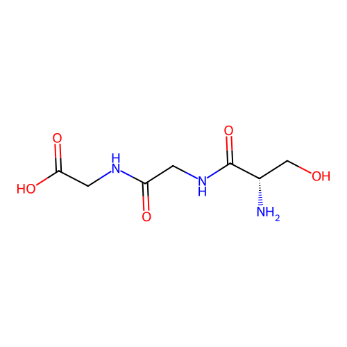 Glycine, L-serylglycyl- structure