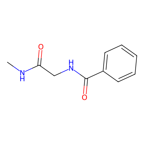 N-(2-(Methylamino)-2-oxoethyl)benzamide structure