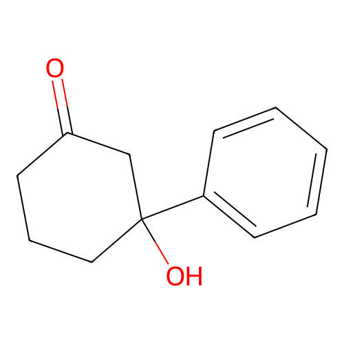 3-Hydroxy-3-phenylcyclohexanone structure