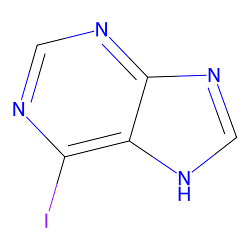 6-Iodo-9H-purine structure