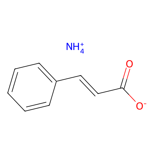 Ammonium cinnamate structure