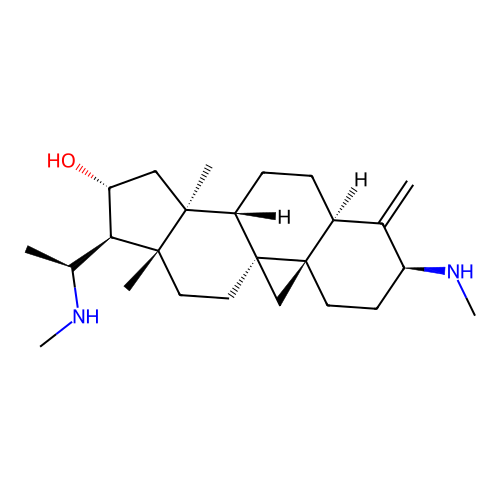 环黄杨碱 structure
