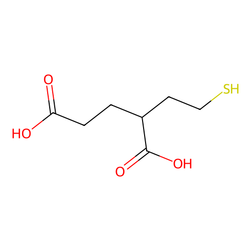 2-(2-sulfanylethyl)pentanedioic Acid structure