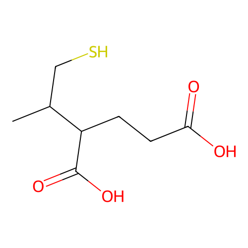 Pentanedioic acid, 2-(2-mercapto-1-methylethyl)- structure