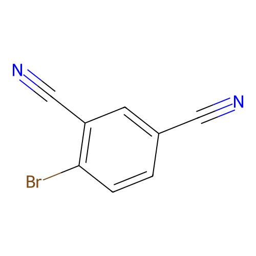 1,3-Benzenedicarbonitrile, 4-bromo- structure