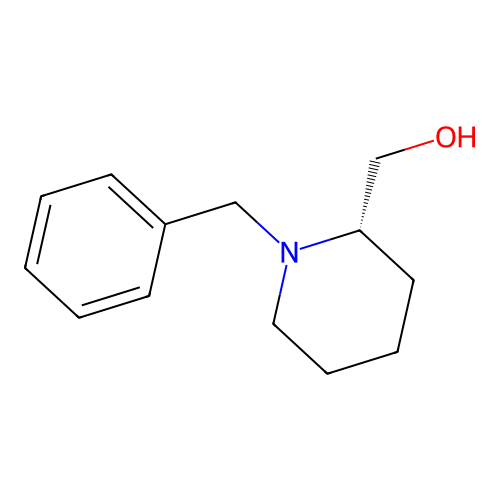 (S)-(1-benzylpiperidin-2-yl)methanol structure