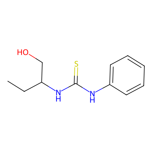 1-(1-Hydroxybutan-2-yl)-3-phenylthiourea structure