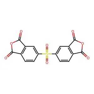 3,3',4,4'-Diphenyl sulfone tetracarboxylic dianhydride structure
