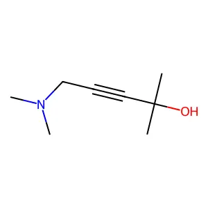 5-Dimethylamino-2-methyl-3-pentyn-2-ol structure