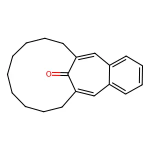 6,16-Methanobenzocyclopentadecen-18-one, 8,9,10,11,12,13,14,15-octahydro- structure