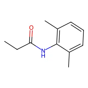 2',6'-Propionoxylidide structure