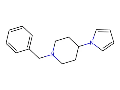 1-benzyl-4-(1H-pyrrol-1-yl)piperidine structure