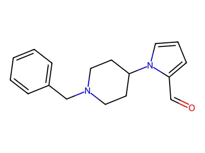 1-(1-Benzylpiperidin-4-yl)-1H-pyrrole-2-carbaldehyde structure