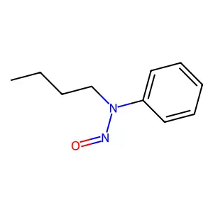 N-butyl-N-nitrosoaniline structure