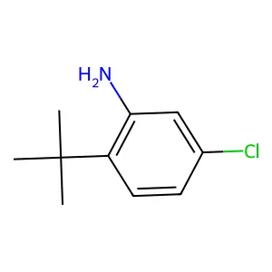 2-Tert-butyl-5-chloroaniline structure