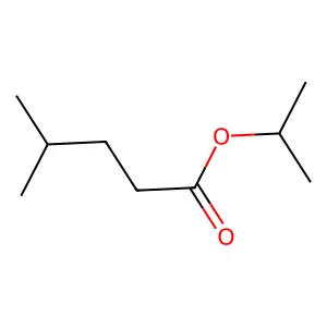 1-Methylethyl 4-methylpentanoate structure