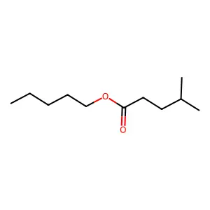 Pentyl 4-methylpentanoate structure