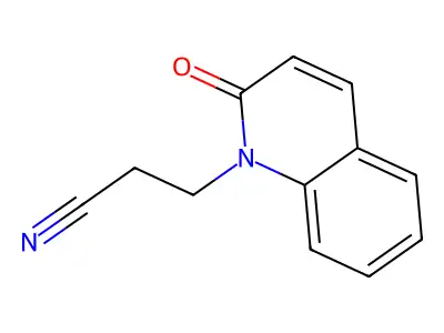 3-(2-Oxoquinolin-1(2H)-yl)propanenitrile structure