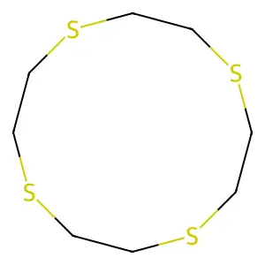 1,4,7,10-Tetrathiacyclododecane structure