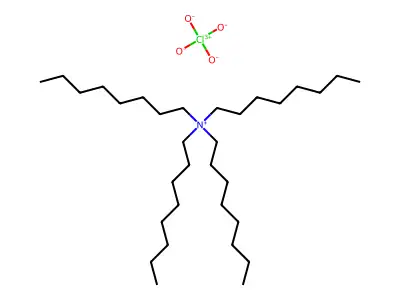 Tetraoctylammonium perchlorate structure