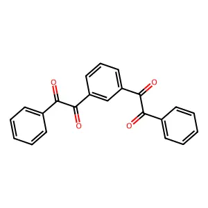 1,1'-(1,3-Phenylene)bis(2-phenylethanedione) structure