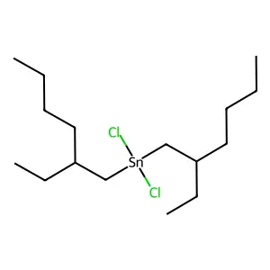 双(2-乙基己基)锡二氯化物 structure