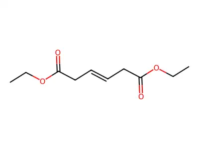 Diethyl hex-3-enedioate structure