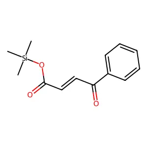 trimethylsilyl 4-oxo-4-phenylbut-2-enoate structure