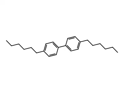 4,4'-Dihexylbiphenyl structure
